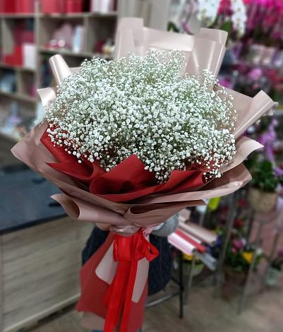 Букет цветов из: Гипсофила в Кременкуль