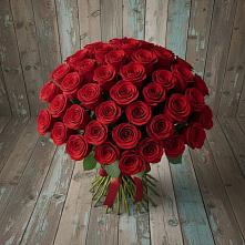 Букет 55 Красных роз Фридом #REPLACE_PRED# Кременкуль