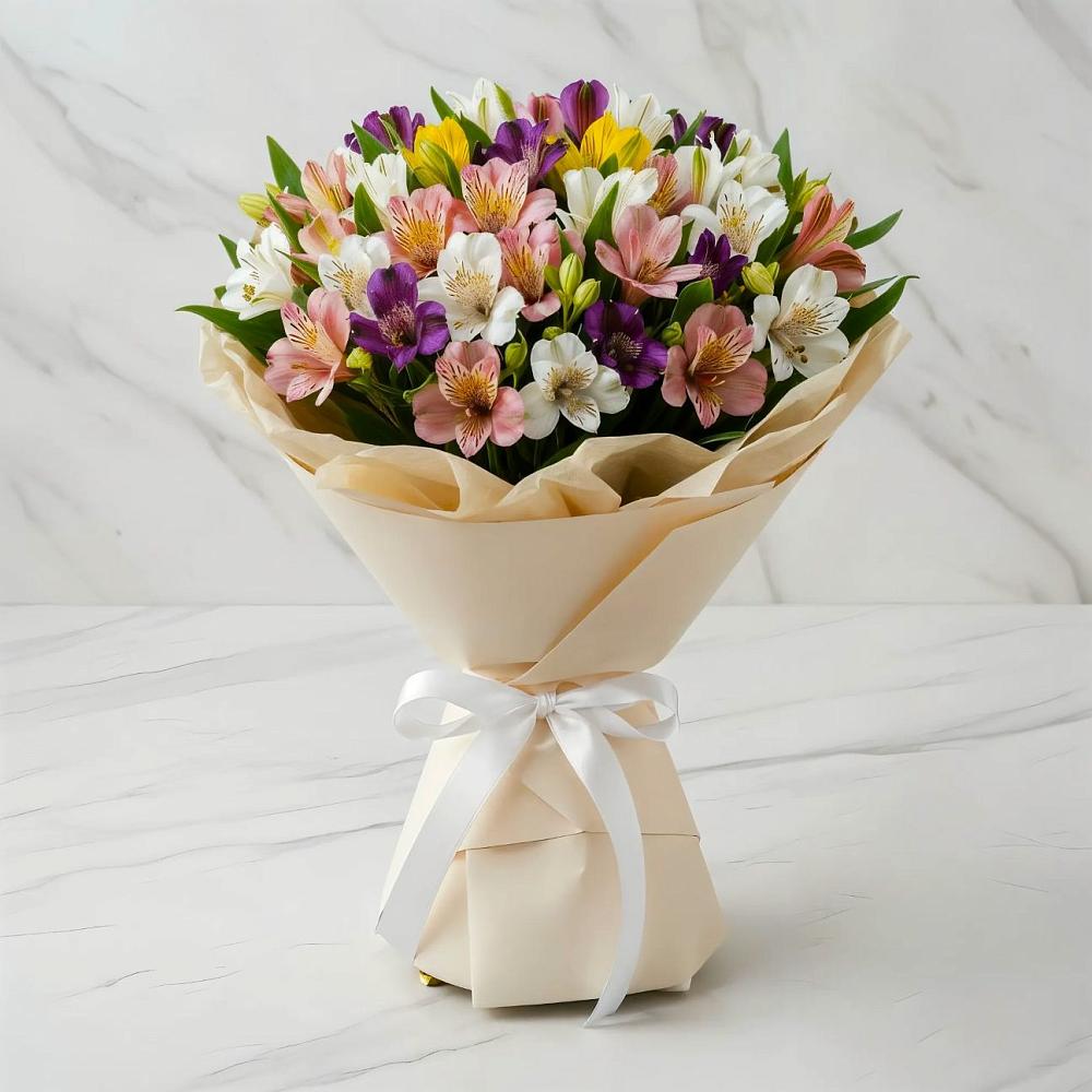 Букет цветов из: Альстромерии в Кременкуль