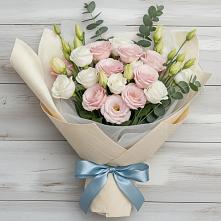 Букет цветов из:  Лизиантусы в Кременкуль