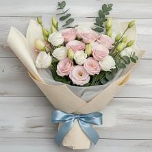 Букет цветов из:  Лизиантусы в Кременкуль