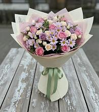 Букет цветов из:  Розы и Хризантемы в Кременкуль