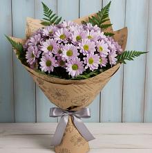 Букет цветов из:  Хризантемы #REPLACE_PRED# Кременкуль
