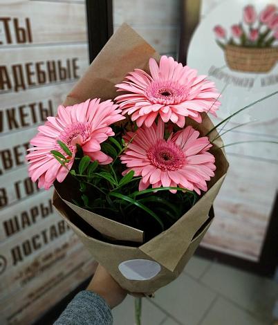 Букет цветов из: Герберы в Кременкуль