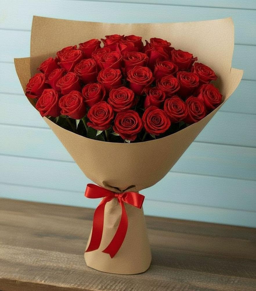 Букет Красные розы Милано в Кременкуль