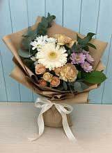 Букет цветов из:  Герберы и Хризантемы в Кременкуль