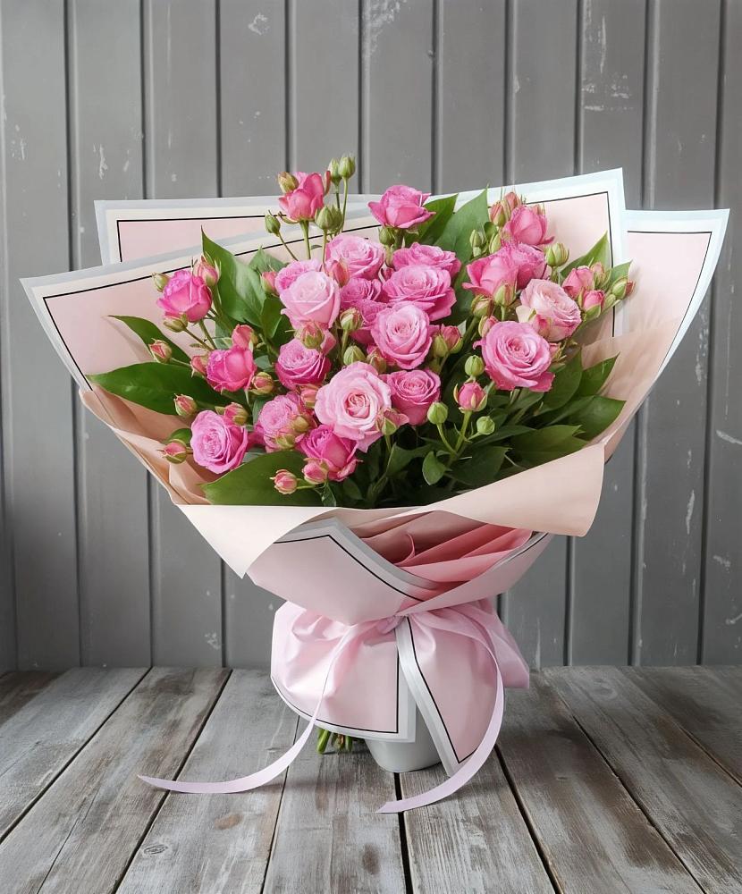 Букет Розовый кустик в Кременкуль