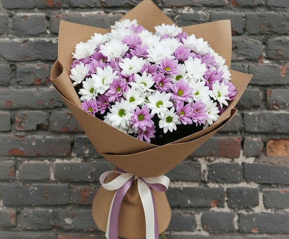 Букет цветов из: Хризантемы в Кременкуль