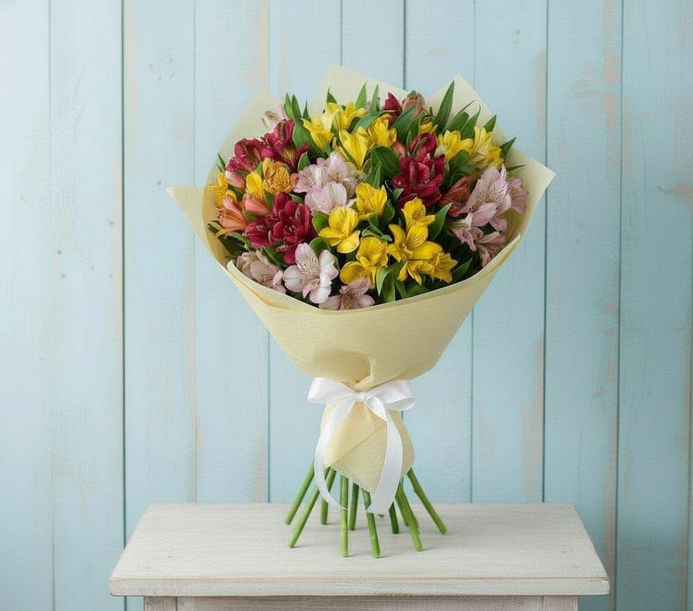 Букет цветов из: Альстромерии в Кременкуль